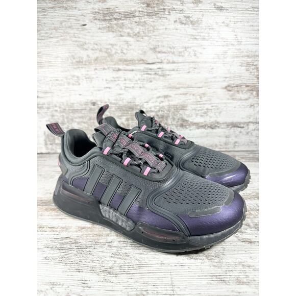 Women's Adidas NMD_V3 Grey Pulse Magenta Sneakers Sz 7.5 Athletic Gym - Picture 1 of 11